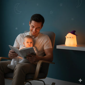 Lampe veilleuse LED en Silicone Fantôme