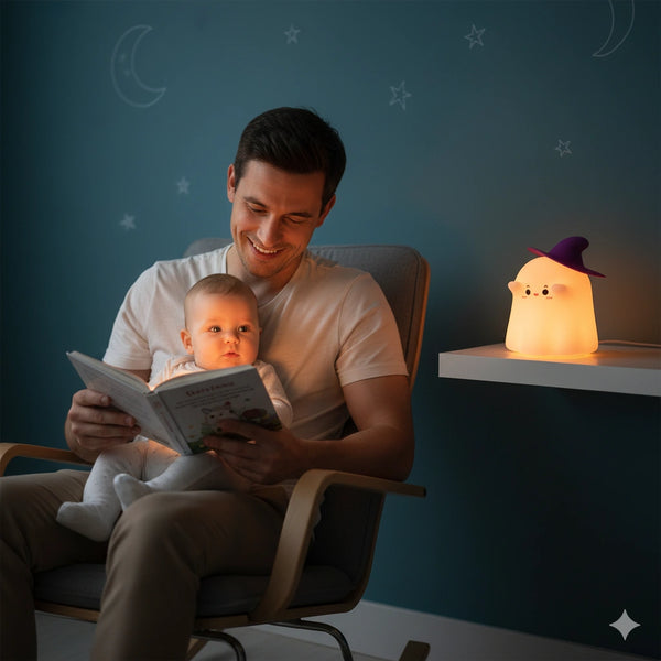 Lampe veilleuse LED en Silicone Fantôme
