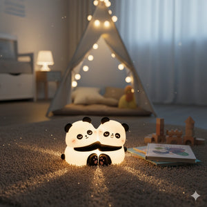 Veilleuse Panda sans Fil Rechargeable en Silicone