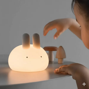 Lapin Lumineux Veilleuse en Silicone