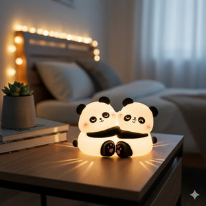 Veilleuse Panda sans Fil Rechargeable en Silicone