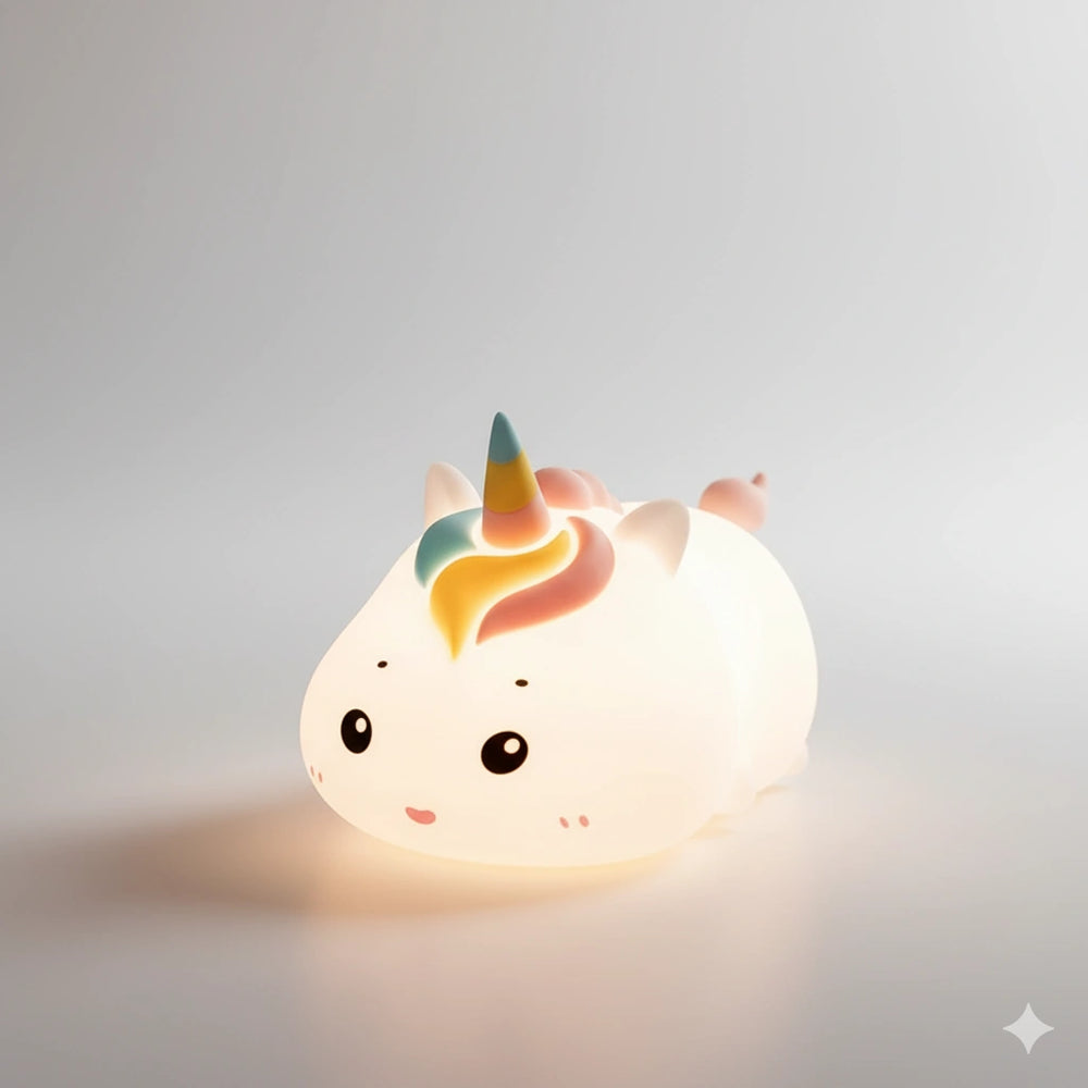 Veilleuse Licorne Rechargeable en Silicone