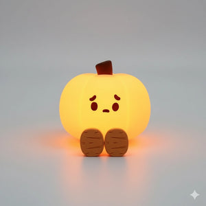 Veilleuse Citrouille en Silicone Fantôme