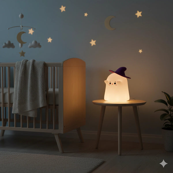Lampe veilleuse LED en Silicone Fantôme
