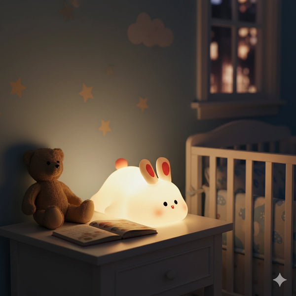 Veilleuse Lapin Silicone Rechargeable