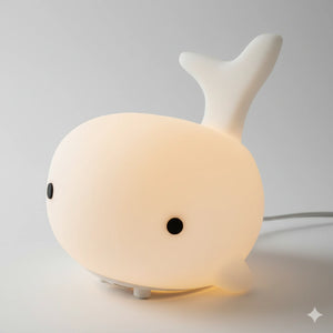 Veilleuse Baleine Blanche Rechargeable
