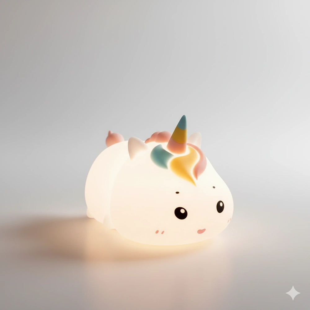 Veilleuse Licorne Rechargeable en Silicone