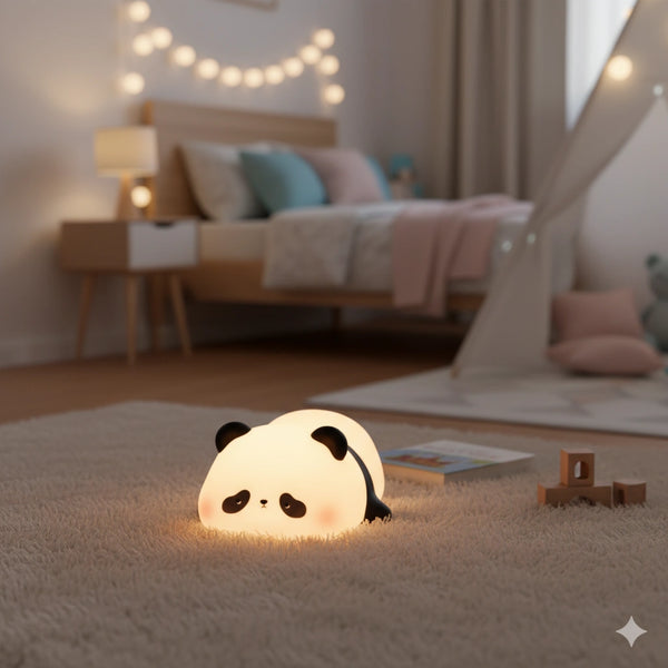 Veilleuse Panda Rechargeable en Silicone