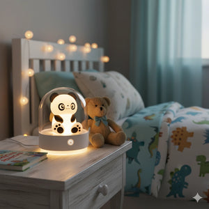 Veilleuse Bébé Panda Rechargeable