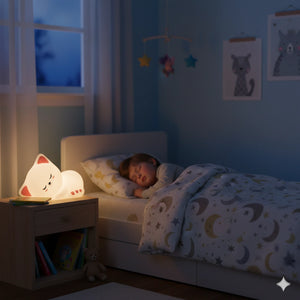 Veilleuse Chat Silicone 7 Couleurs
