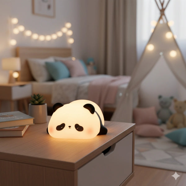 Veilleuse Panda Rechargeable en Silicone
