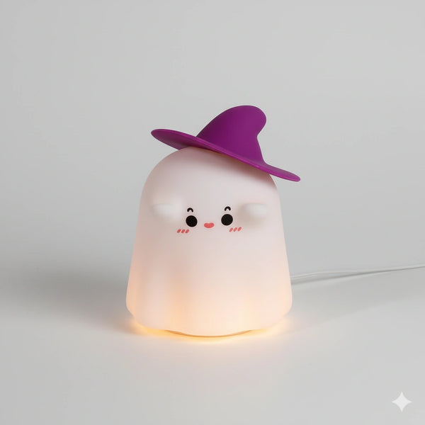 Lampe veilleuse LED en Silicone Fantôme