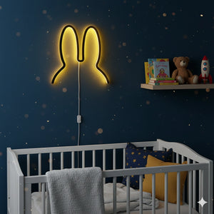 Lampe Led Néon oreilles de Lapin