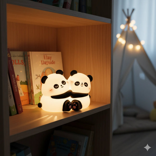 Veilleuse Panda sans Fil Rechargeable en Silicone