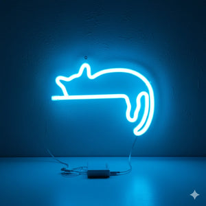 Veilleuse Néon en forme de Chat