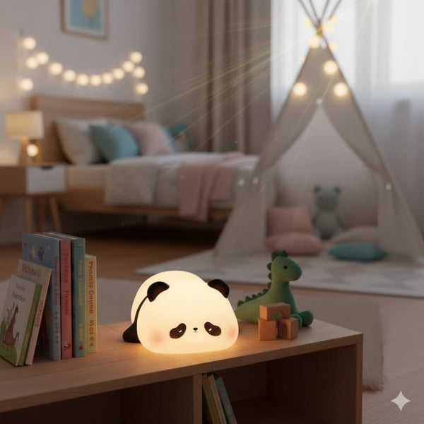 Veilleuse Panda Rechargeable en Silicone
