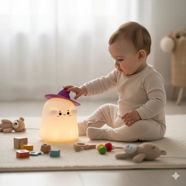 Lampe veilleuse LED en Silicone Fantôme