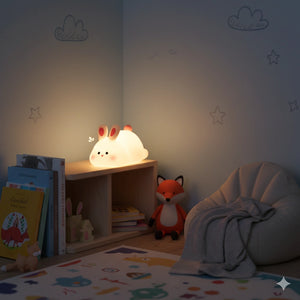 Veilleuse Lapin Silicone Rechargeable