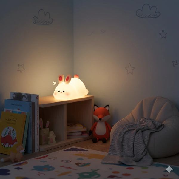 Veilleuse Lapin Silicone Rechargeable