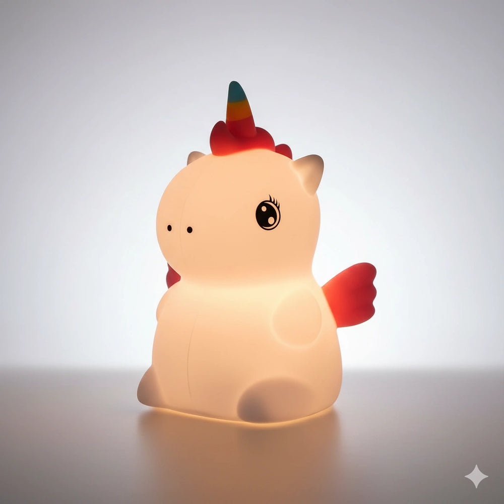 Veilleuse Licorne Rechargeable en Silicone