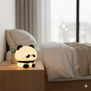 Veilleuse Panda Bebe Led Rechargeable en Silicone