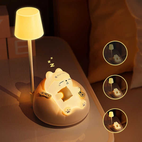 Lampe Veilleuse Chat Rechargeable