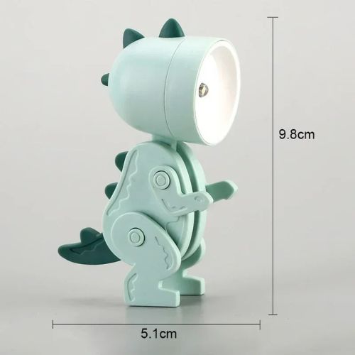 Mini veilleuse dinosaure LED, lumière douce et amusante pour chambre bébé et enfant