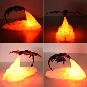 Lampe veilleuse bébé 3D dragon dinosaure, lumière douce et originale pour chambre d’enfant