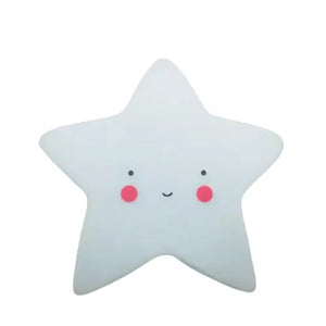 Veilleuse étoile bébé LED bleu, parfaite pour la chambre d’enfant et le sommeil paisible.