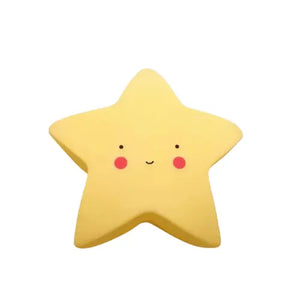 Veilleuse étoile bébé LED jaune, parfaite pour la chambre d’enfant et le sommeil paisible.