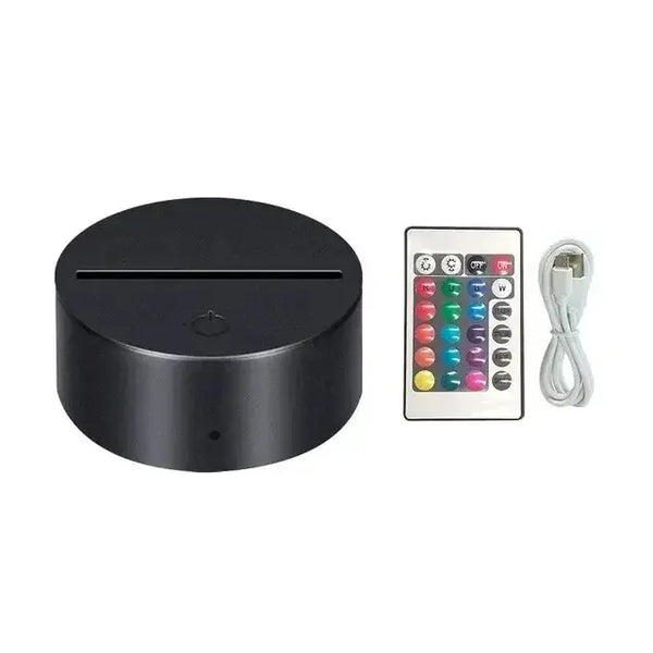 Lampe veilleuse bébé Naruto Hatake Kakashi LED 16 couleurs, télécommande incluse, lumière douce et apaisante pour chambre enfant