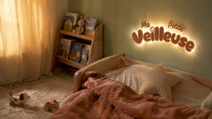 Veilleuse personnalisée prénom : décoration murale enfant