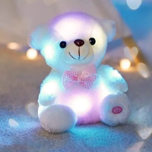 Veilleuse Ourson Peluche Lumineux Led