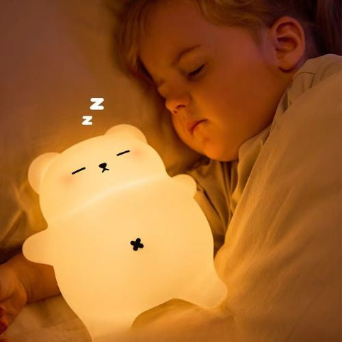 Veilleuse Bebe Ourson Avec Ronflement Automatique