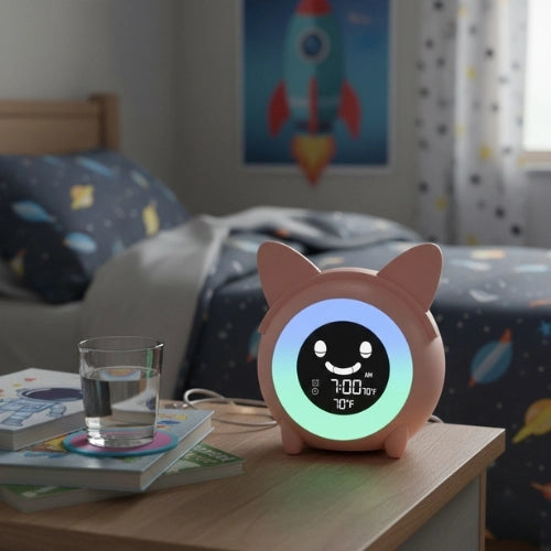 Réveil Veilleuse Chat