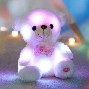 Veilleuse Ourson Peluche Lumineux Led