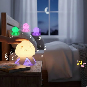 Veilleuse Pieuvre Led avec Bruit Blanc