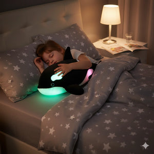Grand Doudou Veilleuse Baleine Led