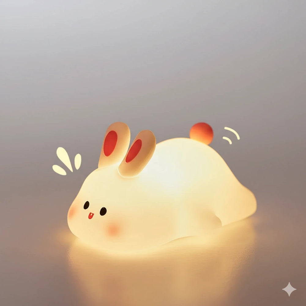 Veilleuse Lapin Silicone Rechargeable