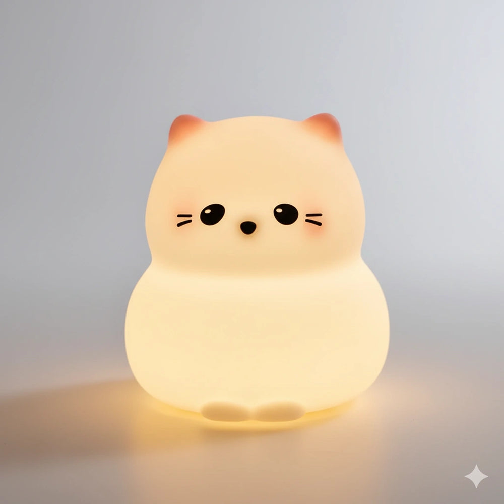 veilleuse silicone chat