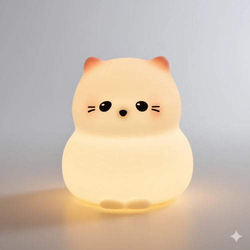veilleuse silicone chat