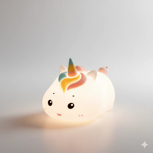 Veilleuse Licorne Rechargeable en Silicone