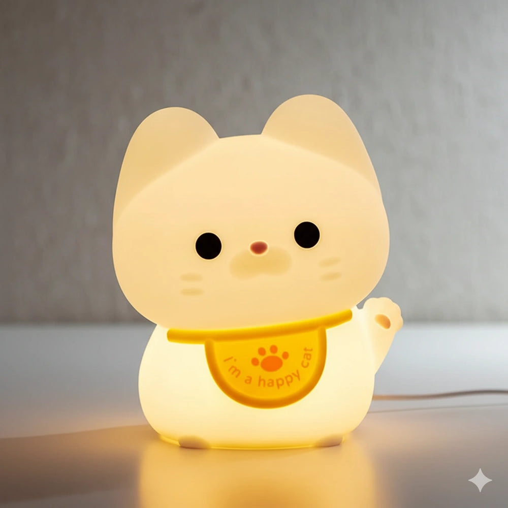 Veilleuse Chat Rechargeable Portable