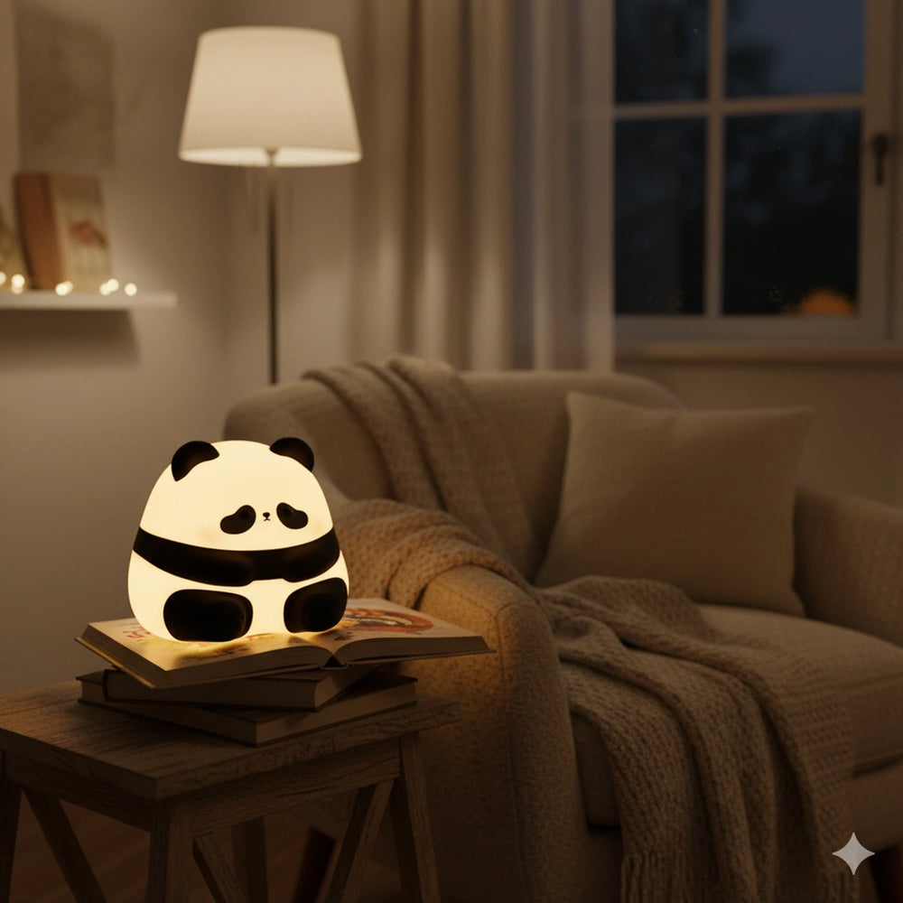 Veilleuse Panda Silicone Rechargeable