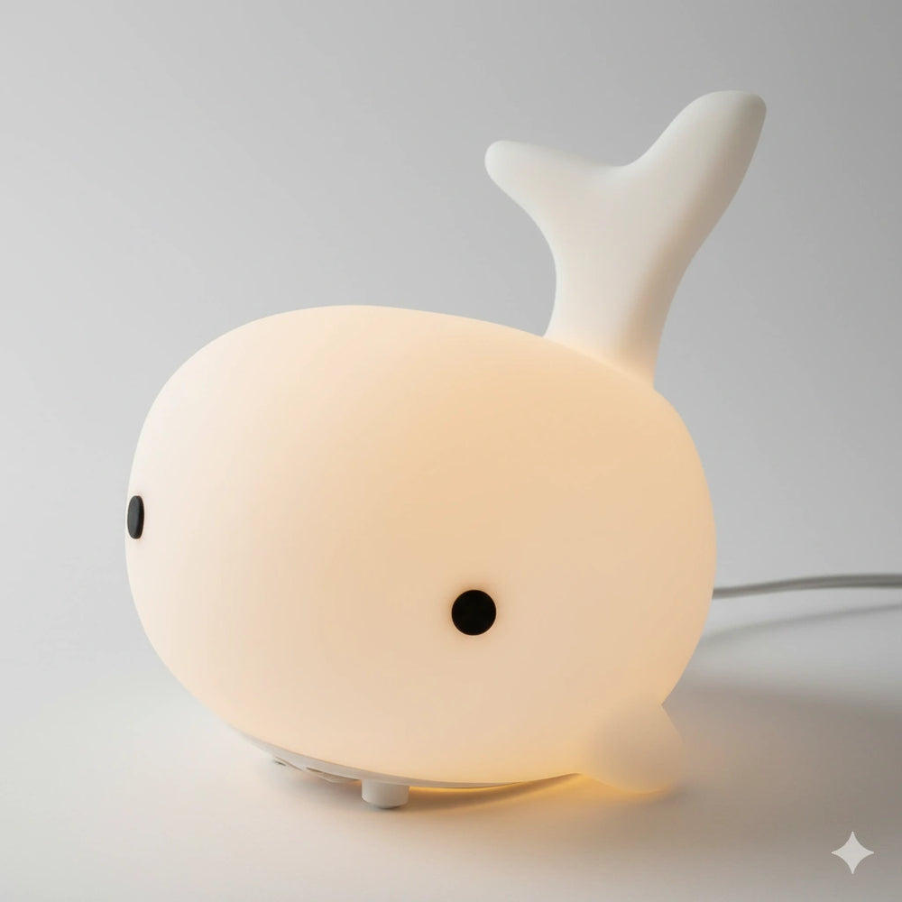 Veilleuse Baleine Blanche Rechargeable