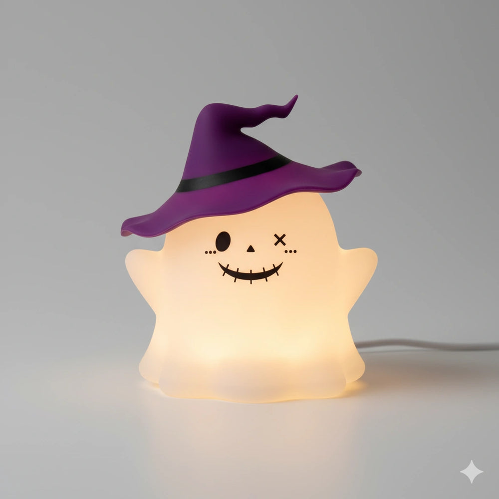 Veilleuse de chevet en Silicone Fantôme