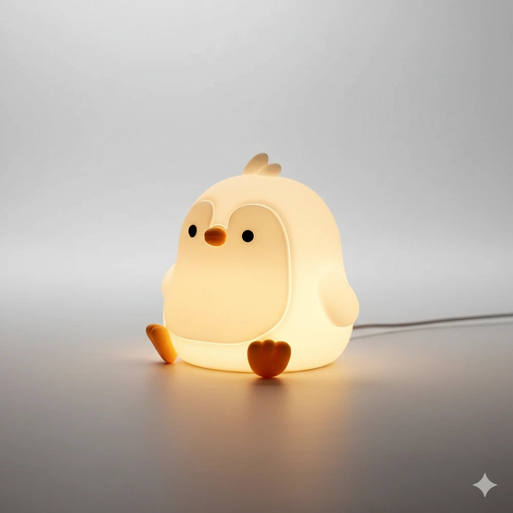 Lampe Pingouin Veilleuse en Silicone 7 Couleurs