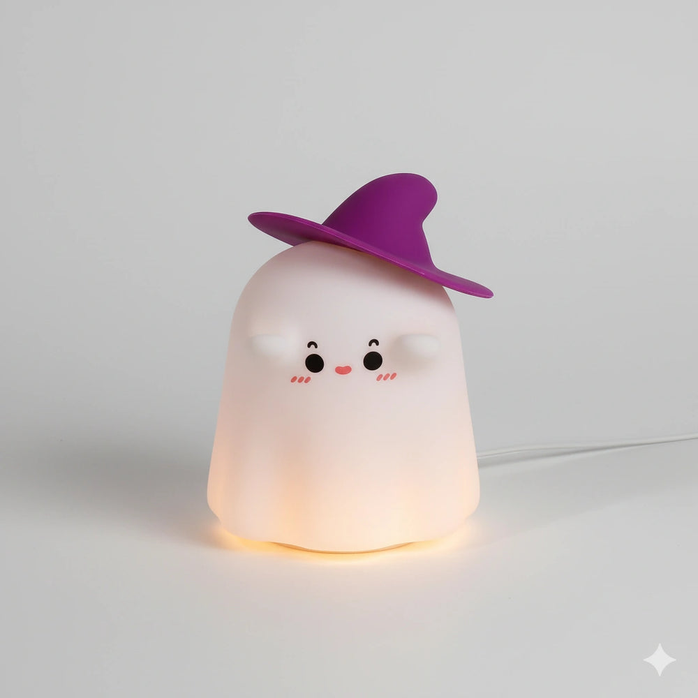 Lampe veilleuse LED en Silicone Fantôme