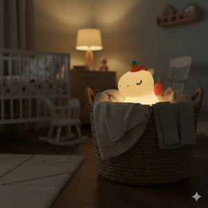 Veilleuse Licorne Led Rechargeable en Silicone