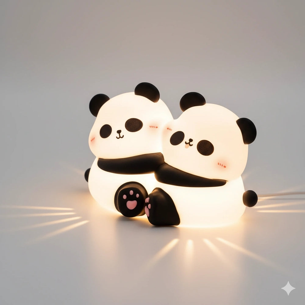 Veilleuse Panda sans Fil Rechargeable en Silicone